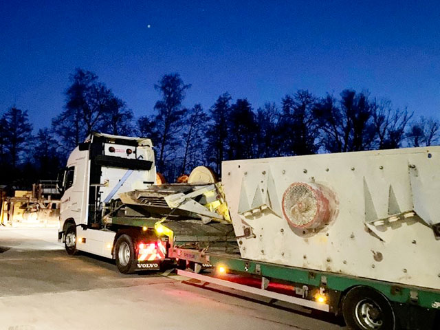 Transport de matériel de Concassage / Criblage